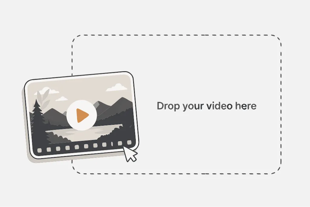 Upload a video to transcribe it into text online